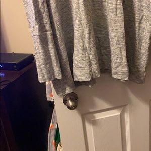 Grey cowl neck; rarely worn